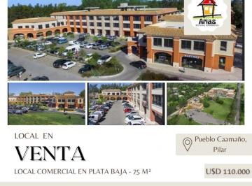 Local comercial · 75m² · 1 Cochera · Locales Comerciales en Venta en Pueblo Caamaño!