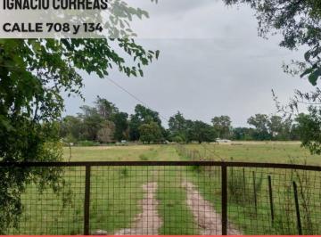 Campo de 2 ambientes, La Plata · Vendo 11 Has en Ignacio Correas con Mejoras, Casa con Galpón y Añosa Arboleda.