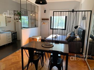 Departamento · 35m² · 1 Ambiente · Departamento Monoambiente con Pileta en Puerto Madero Para Alquiler Temporario