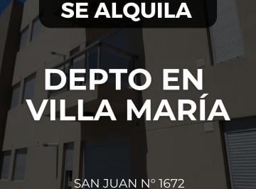 Departamento de 1 ambiente, Villa María · Se Alquilan Hermosos Departamentos a Estrenar