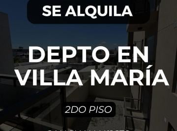 Departamento de 1 ambiente, Villa María · Se Alquila Hermoso Departamento a Estrenar