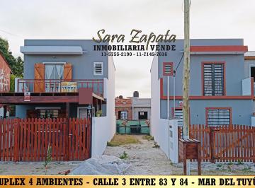 Casa de 4 ambientes, Mar del Tuyú · Calle 6 E/83 y 84 Mar del Tuyú Duplex 4 Amb Vende Sara Zapata Inmobiliaria