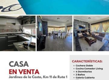 Casa · 270m² · 9 Ambientes · 2 Cocheras · Ruta 1 Km 11 / Casa Apta Credito
