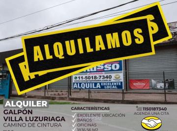 RUS-RUS-10134_2 · Alquiler Galpón 1300 Mtrs Villa Luzuriaga