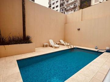 Departamento · 40m² · 2 Ambientes · Alquiler Dos Ambientes en Palermo, Recoleta Amoblado, con Piscina, Balcon, Sum