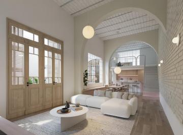 Casa · 210m² · 6 Ambientes · 2 Cocheras · Casa de Diseño en Venta en Barrio Abasto de 4 Dorm. con Jardín y Pileta