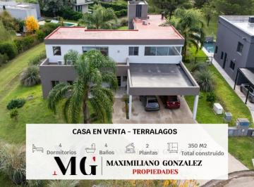 Casa · 350m² · 5 Ambientes · 2 Cocheras · Casa Venta Terralagos Canning