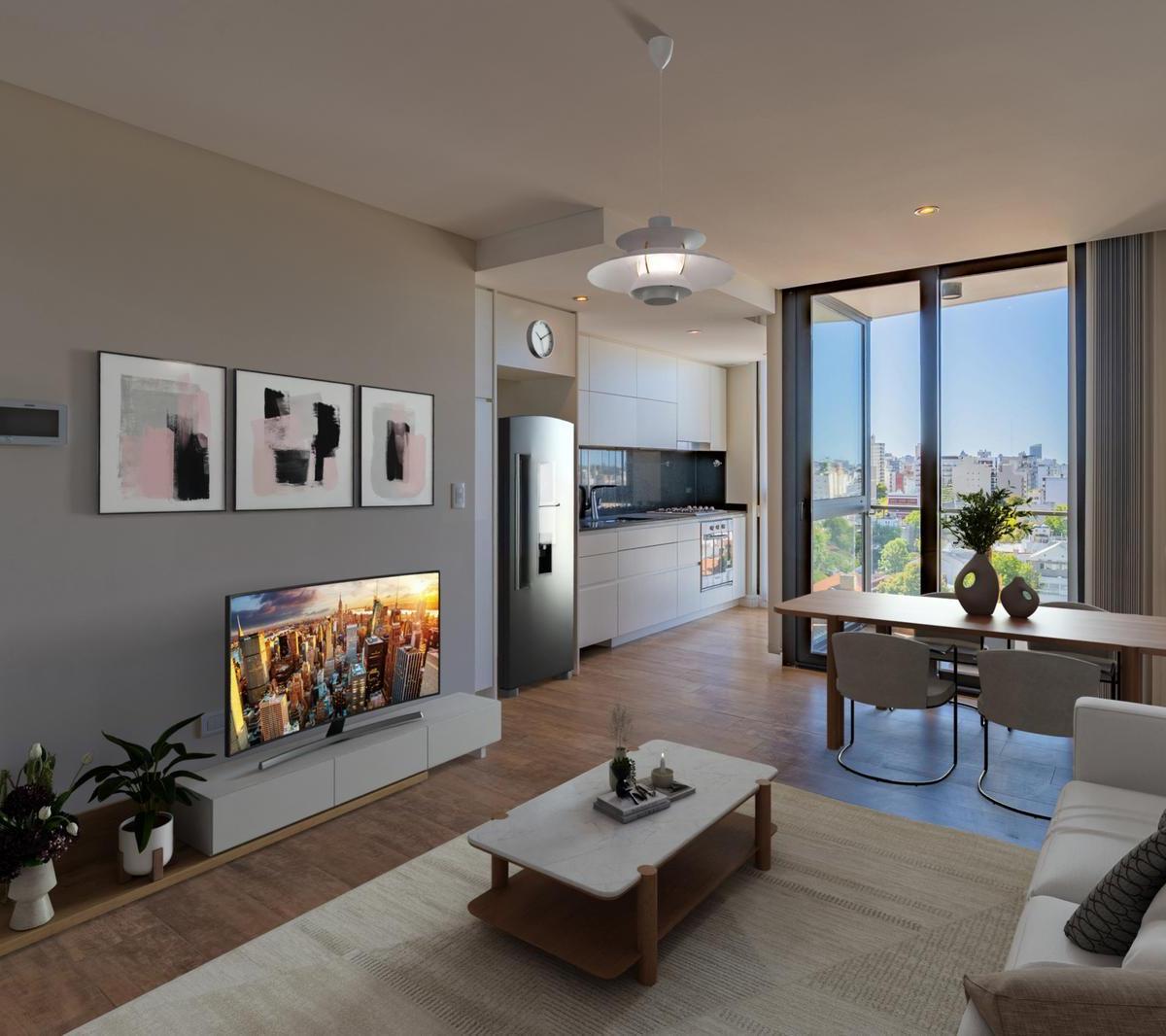Depto a estrenar 2 amb, 58m² con balcón y amenities — Teramo Lupo