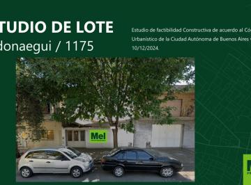 Terreno · 198m² · Terreno Para Desarrollar 4 Pisos, Parque Chas / Urquiza