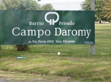 Terreno , San Vicente · Campo Daromy B° Privado, Lote, Pte Perón 1900, San Vicente