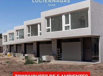 Departamento · 142m² · 5 Ambientes · 2 Cocheras · Venta Townhouse Luciérnagas Pilar Ant. + Posesión