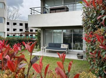 Departamento · 70m² · 3 Ambientes · 1 Cochera · Departamento Lagoon Pilar en Planta Baja Cuan Propiedades