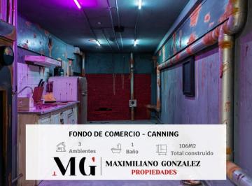 Local comercial · 66m² · 3 Ambientes · Fondo de Comercio con Local en Venta, 3 Ambientes - Plaza Canning