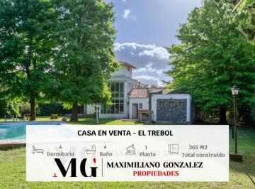 Casa · 385m² · 8 Ambientes · 1 Cochera · Casa Venta El Trebol Barrio Parque 8 Ambientes