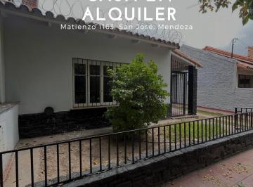 Casa de 7 ambientes, San José · Casa en Alquiler, Ubicada en Guaymallen