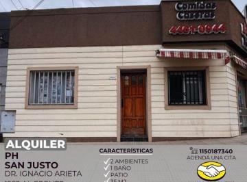 RUS-RUS-10100_2 · Alquiler PH 2 Ambientes San Justo