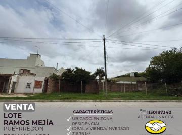 RUS-RUS-10144_2 · Venta Lote 316.76 m² Ramos Mejía