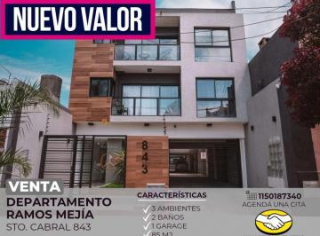 RUS-RUS-10125_2 · Venta de Departamento 3 Ambientes Ramos Mejía