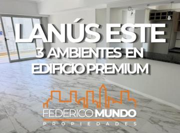 Departamento · 85m² · 3 Ambientes · Departamento 3 Ambientes Venta Lanus Este con Cochera y Baulera