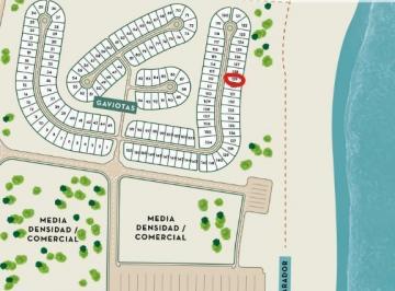 Terreno · 1230m² · Lote en 1ra Linea - Barrio Gaviotas = Costa Dunas