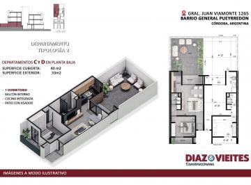 Departamento · 40m² · 2 Ambientes · Departamento "Alumine 24" en Venta - Posesión 04/2026 - B° Pueyrredón