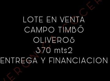 Terreno , Oliveros · Venta Lote 370 m² Campo Timbo