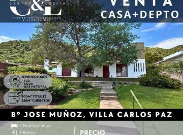 Casa · 250m² · 7 Ambientes · 1 Cochera · Importante Chalet 3 Dor Monoambiente en B° José Muñoz - Villa Carlos Paz