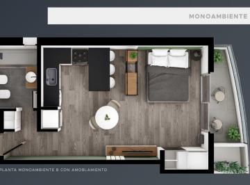 Departamento · 35m² · 1 Ambiente · Vende Monoambiente Lussus 2 en San Lorenzo