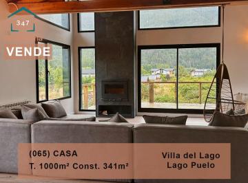 Casa · 341m² · 6 Ambientes · 1 Cochera · Lago Puelo (Villa del Lago) Casa Premium con 1000 m² de Terreno
