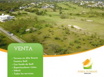 Terreno , Alta Gracia · Terreno en Alta Gracia Country Golf