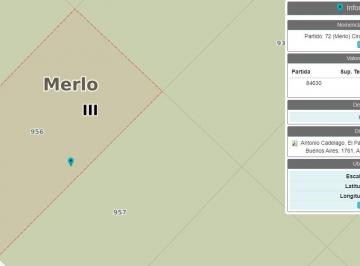 Campo · 1m² · 1 Ambiente · Venta Ha Rurales - Merlo Localidad El Palomo