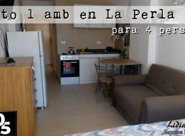 Departamento · 18m² · 1 Ambiente · Alquiler Temporario - Departamento 1 Ambiente en La Perla
