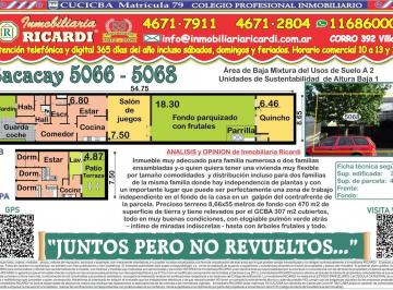 Casa · 307m² · 5 Ambientes · 1 Cochera · Requetebuena. Mega Casa con Parque Lote 8,66x55 + Galpon