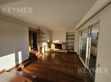 living con chimenea · Venta Departamento (Piso) 3 Dorm. Dependencias Cochera y Sum en Palermo