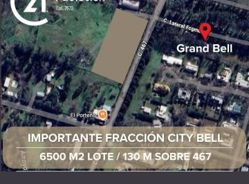 Terreno · 6500m² · Lote en Venta City Bell