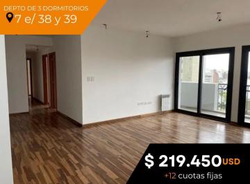 Departamento · 130m² · 4 Ambientes · Departamento en Venta - 3 Dorm. 2 Baños - 138 m² - La Plata [financiado]