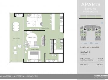 Departamento de 3 ambientes, Costa del Este · Deptos en Venta en Costa del Este