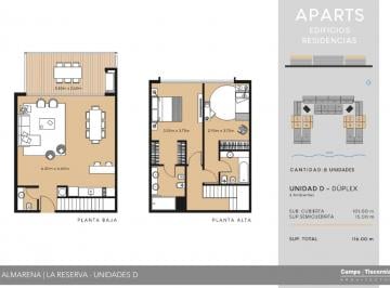 Departamento de 3 ambientes, Costa del Este · Duplex en Venta en Costa del Este