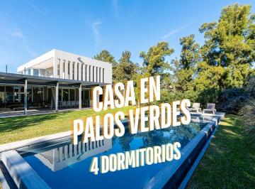 Casa · 207m² · 7 Ambientes · 2 Cocheras · Casa en Venta de 4 Dorm., en Barrio Palos Verdes Country Club, Rosario