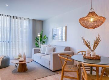 Living comedor · Venta Departamento 2 Ambientes Zona Güemes Maires Urbano a Estrenar