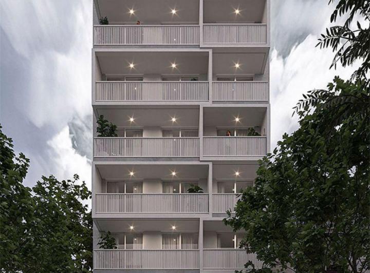 Desarrollo vertical · San Juan y Paraguay, Monoambientes, 1 y 2 Dorm.
