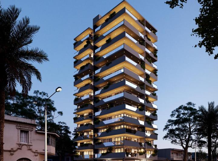 Desarrollo vertical · Alvear Esq 27 de Febrero - Monoambientes, 1 y 2 Dorm.