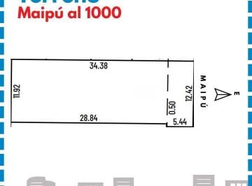 Terreno · 430m² · Venta Terreno en Rosario Centro