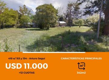 Terreno · 277m² · Terreno en Venta - 277 m² - Arturo Seguí [financiado]