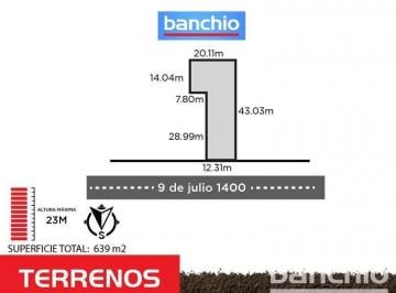 Terreno · 639m² · Venta Lote Constructora - Centro Rosario