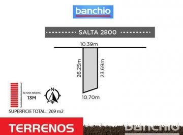 Terreno · 262m² · Venta Lote Apto Constructoras - Macro Rosario