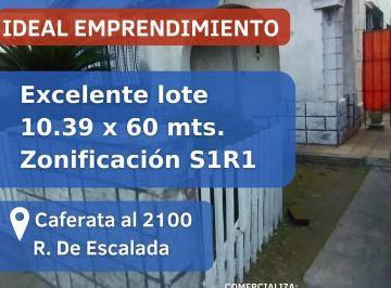 Terreno · 623m² · Lote de 10.39 X 60. - Zonificación S1r1 - Ideal Emprendimiento
