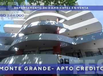 Departamento · 57m² · 3 Ambientes · 1 Cochera · Venta Departamento en Monte Grande de 3 Ambientes