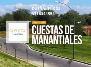 Terreno 262m² Venta · Cuestas de Manantiales