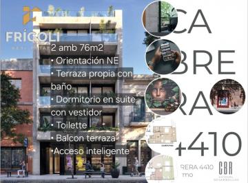 Departamento · 78m² · 2 Ambientes · Exclusivo 2 Ambientes Suite - Vestidor - Toilette - Terraza Propia – 75,80 m²